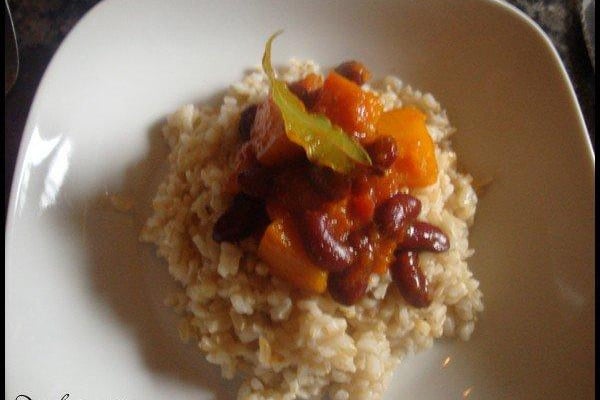 Chili végétarien au potimarron