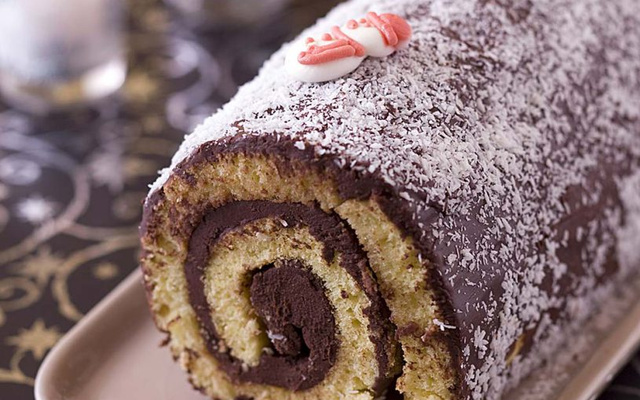 Roulé au Nutella et à la noix de coco