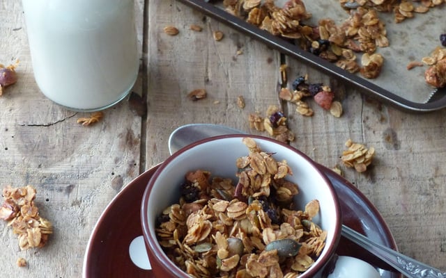 Granola bio à l'huile de coco