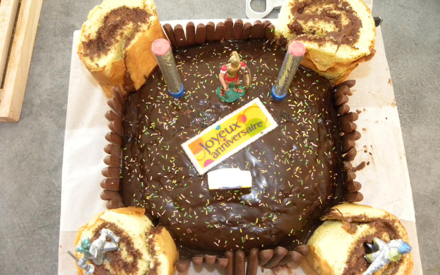 Chateau fort yaourté !