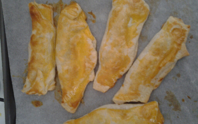 Chaussons aux pommes à la compote maison