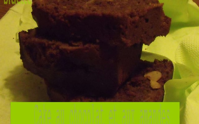 Cake au chocolat et amandes