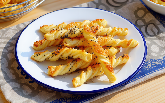 Torsades apéro au parmesan