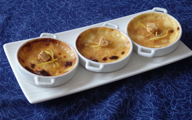 Crèmes catalanes au turron blanco