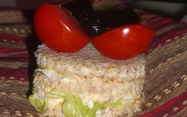 Mini sandwich façon pain bagnat revisité