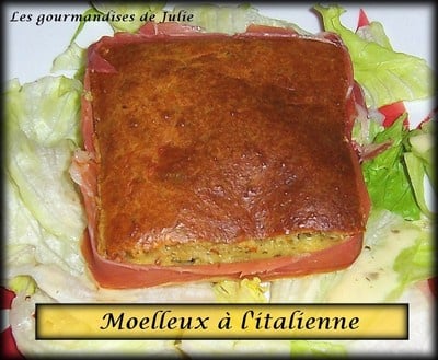 Carré moelleux à l'italienne