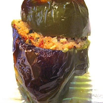 Poivrons farcis quinoa