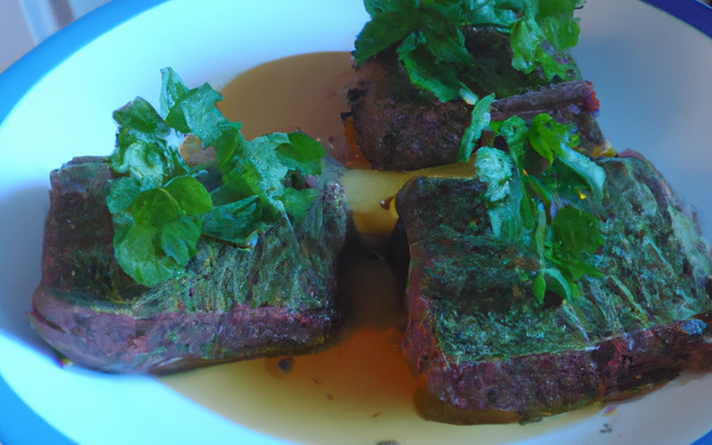 Petit palet de bœuf aux herbes