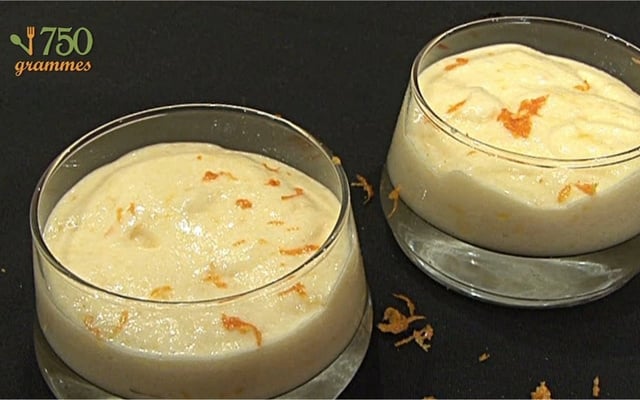Mousse à l'orange fondante