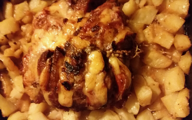 Rôti de porc façon orloff