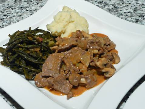 Bœuf stroganoff