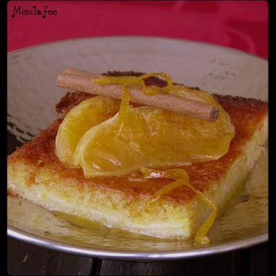 Moelleux à l'orange facile