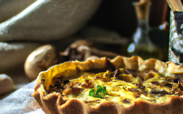 Quiche lorraine au Cottagecheese