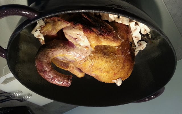 Pintade à la Normande