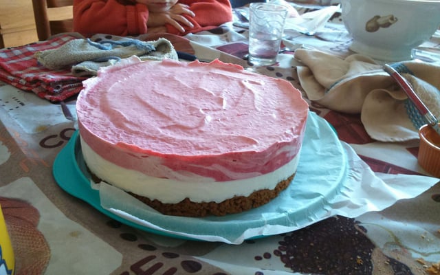 Bavarois citron et framboises