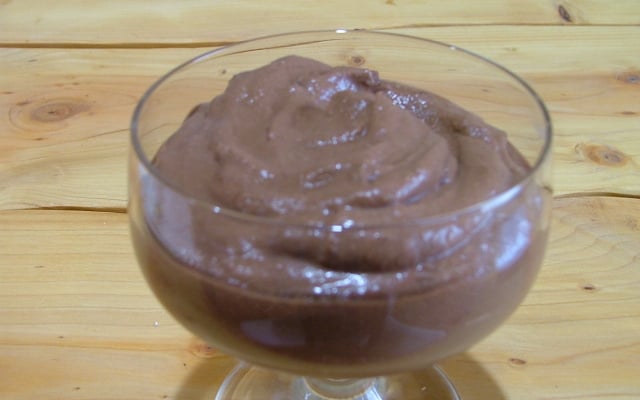 Mousse au chocolat aromatisée