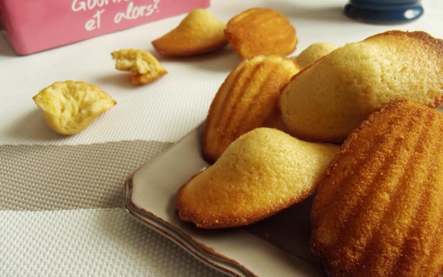 Madeleines au citron allégées