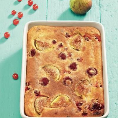 Clafoutis aux fruits rouges et figues