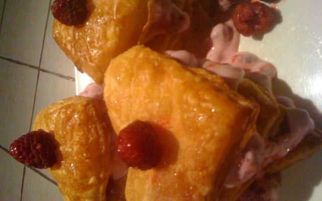 Mille-feuilles aux framboises