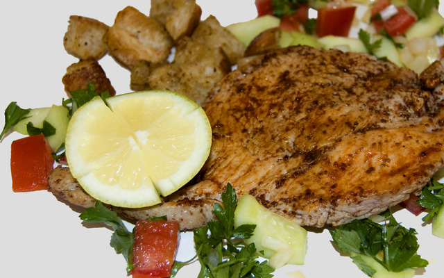 Escalope de dinde à l'orientale