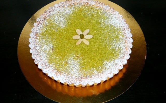 Tarte amande pistache