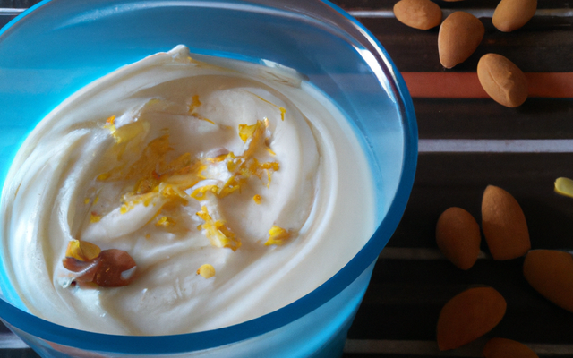 Yaourt à la purée d'amande