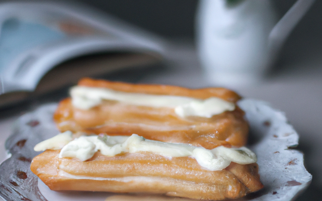 Eclairs à la crème de mascarpone et tagada
