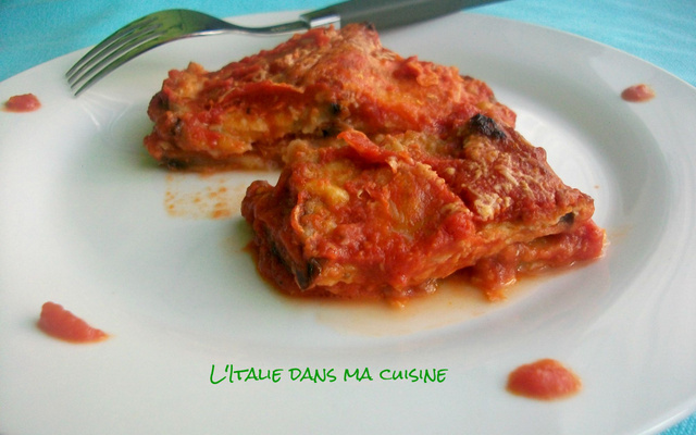 Parmigiana d'aubergines maison