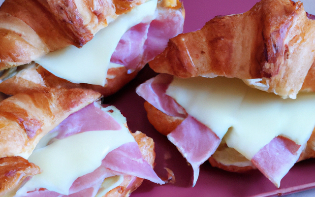 Croissant jambon-fromage pour petits et grands