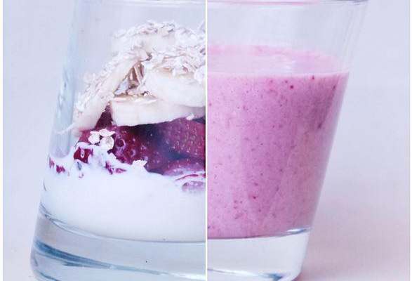 Smoothie fraise banane