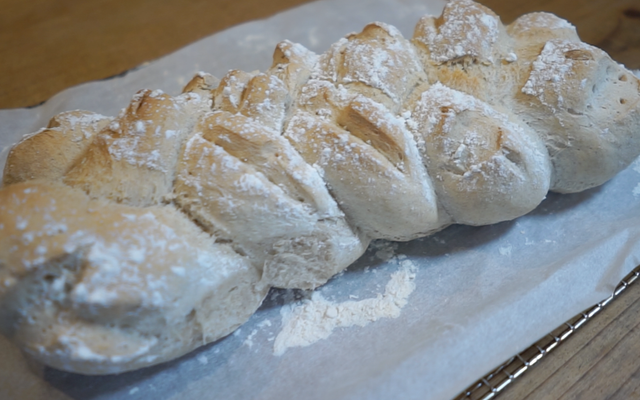 Pain à la farine blanche et seigle