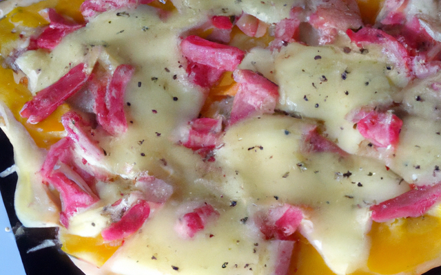 Pizza savoyarde (raclette)