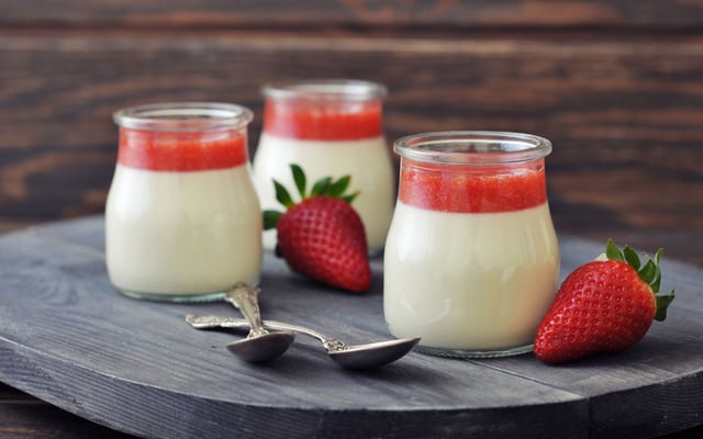 Panna cotta au Monsieur Cuisine