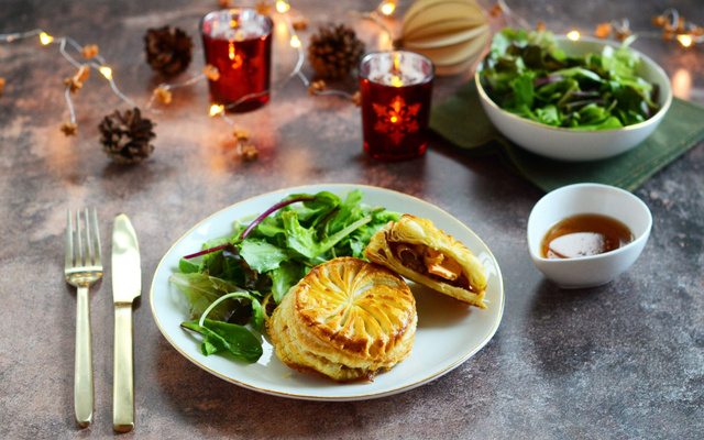 Galette au foie gras