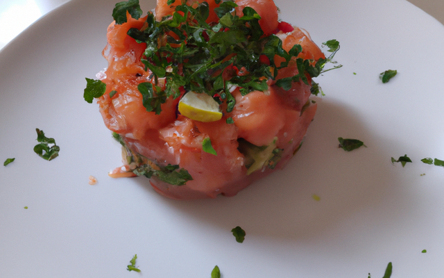 Tartare de saumon économique