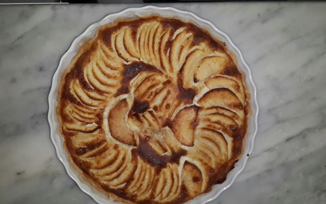 Tarte aux pommes amandes