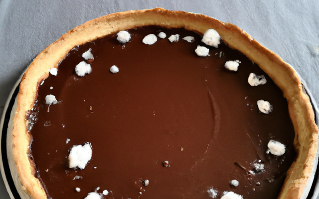 Tarte au chocolat sans beurre