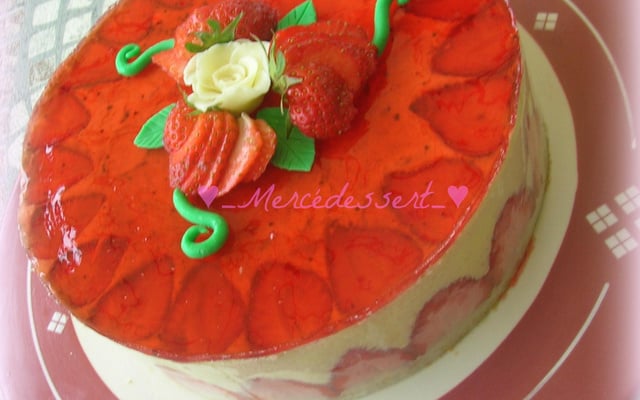 Fraisier léger et frais