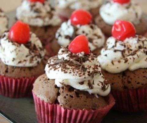 Cupcakes Forêt noire