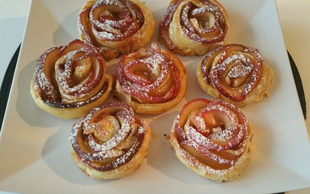 Tartelettes aux pommes Roses