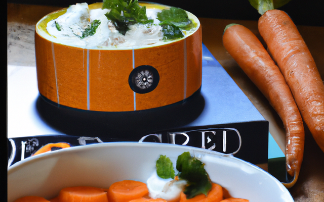 Velouté de carottes et chantilly