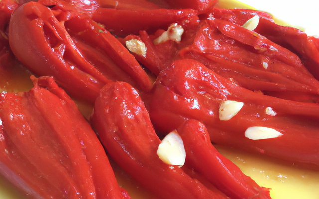 Piquillos garnis à la morue et à l'ail