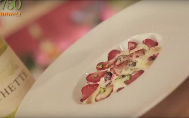 Gratin de fruits de fruits rouges, sabayon au vin blanc