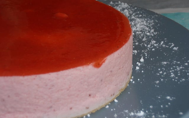 Bavarois aux fraises express