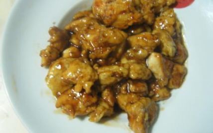 Poulet au caramel sucré-salé