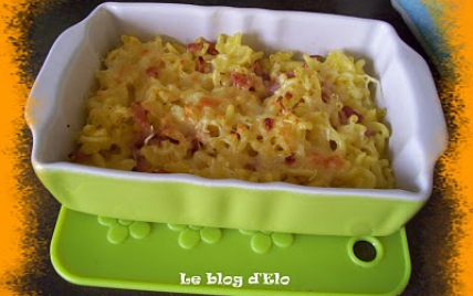 Gratin de coquillettes maison