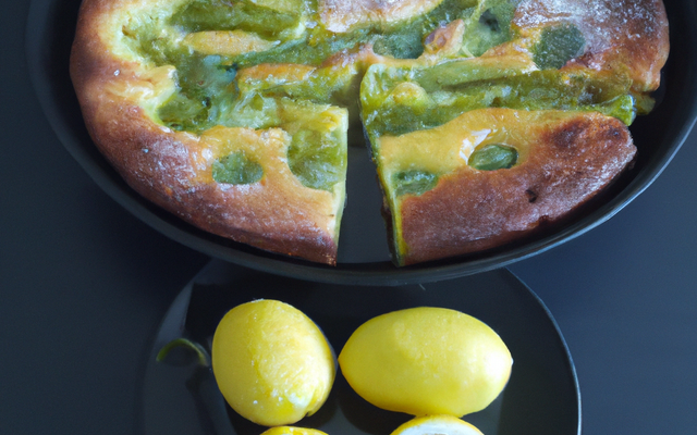 Clafoutis aux zestes de citron vert