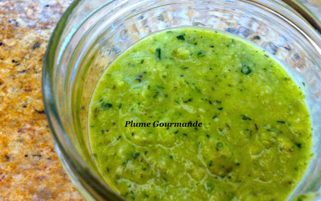 Pesto de coriandre