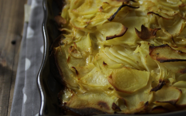 Gratin de pommes de terre à la fourme d'Ambert facile