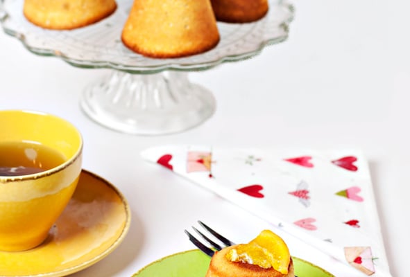 Gâteau de thé vanille citron sans beurre ni farine